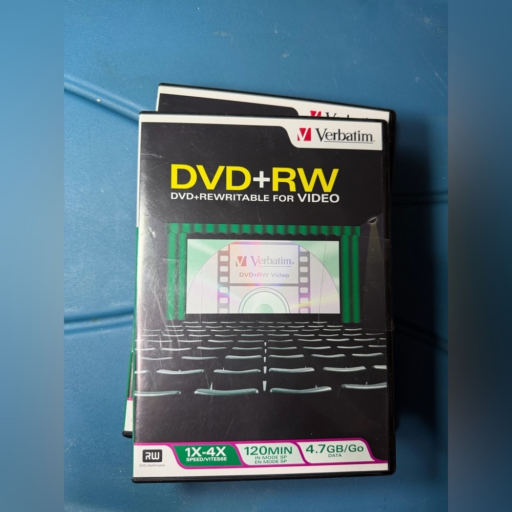 Verbatim DVD+RW rewritable discs pack of 6